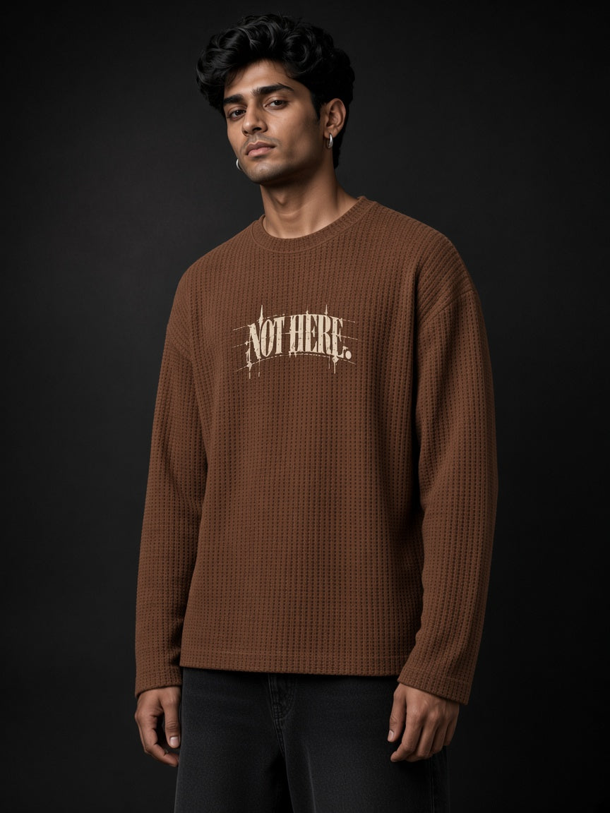 Not Here, front