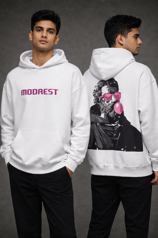 Coolman Oversized Hoodie - White