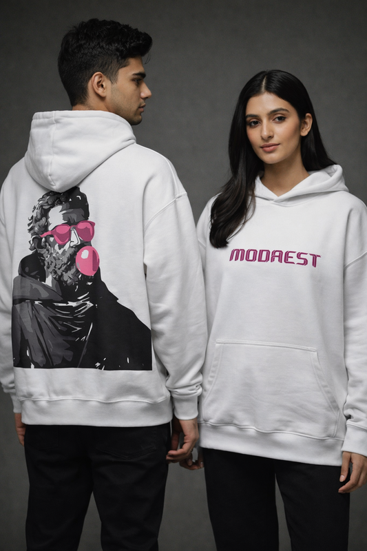 Coolman Oversized Hoodie - White