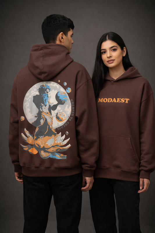 Creator Oversized Hoodie - Brown