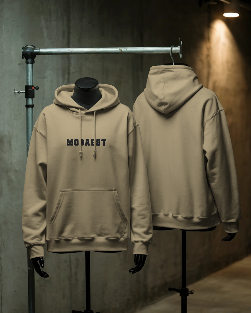 Essential Oversized Hoodie - Beige