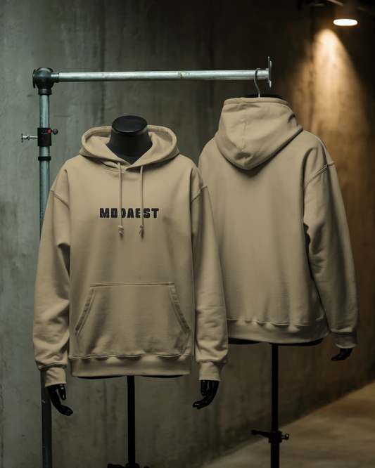 Essential Oversized Hoodie - Beige