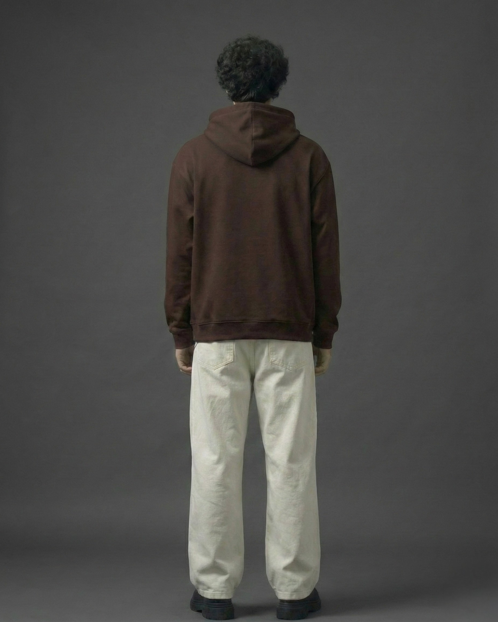 Essential Oversized Hoodie - Brown - Modaest