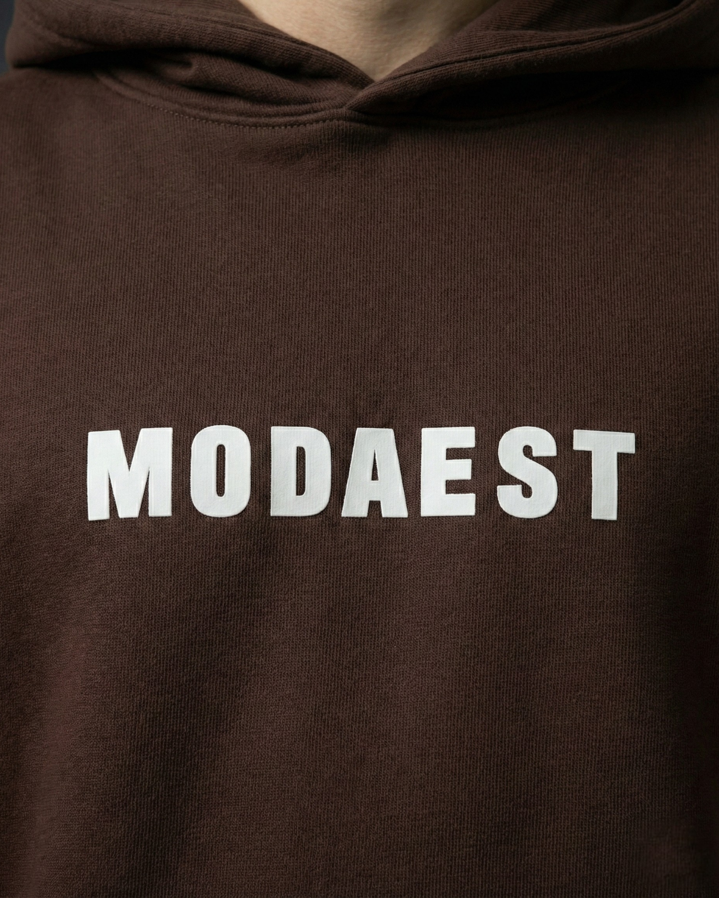 Essential Oversized Hoodie - Brown - Modaest