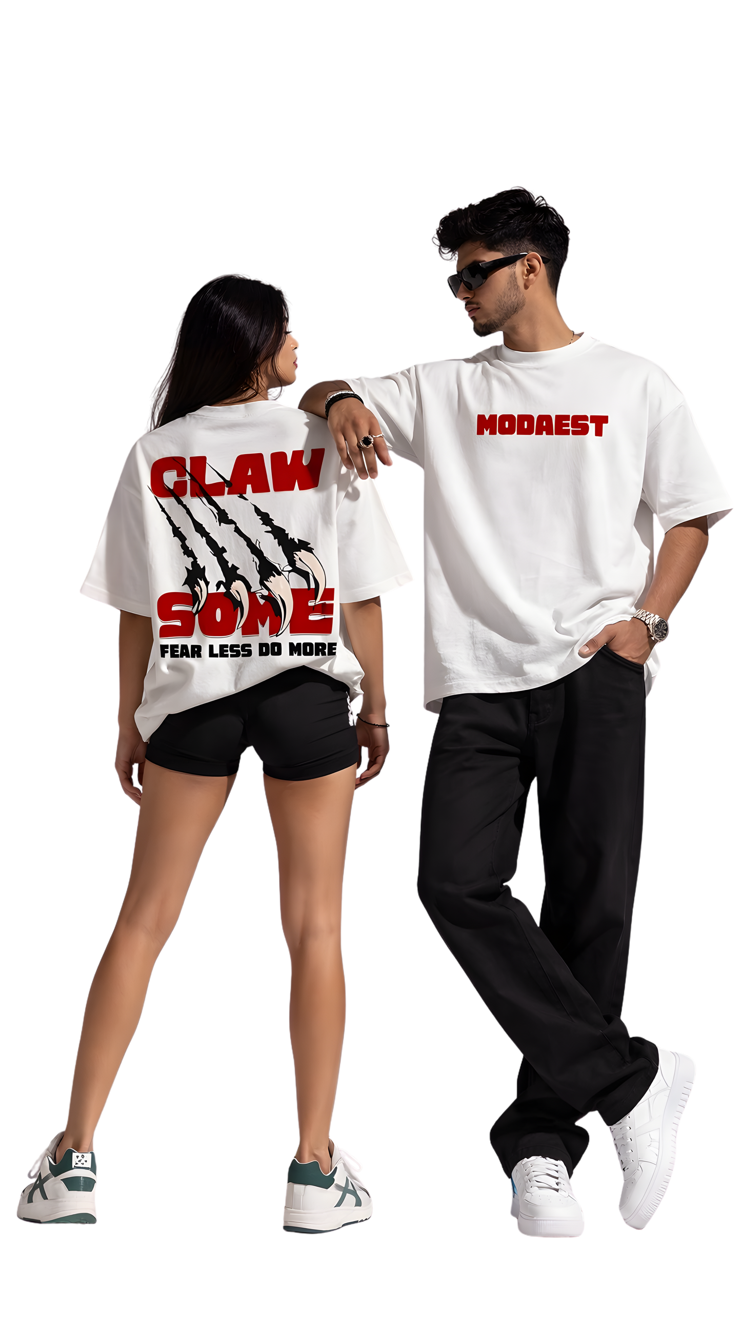 Clawsome Oversized Tshirt - White