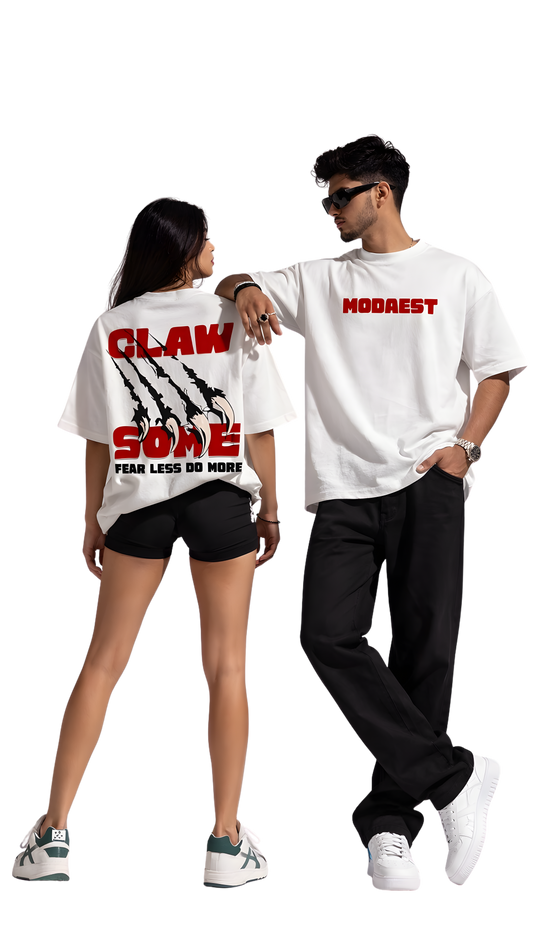 Clawsome Oversized Tshirt - White