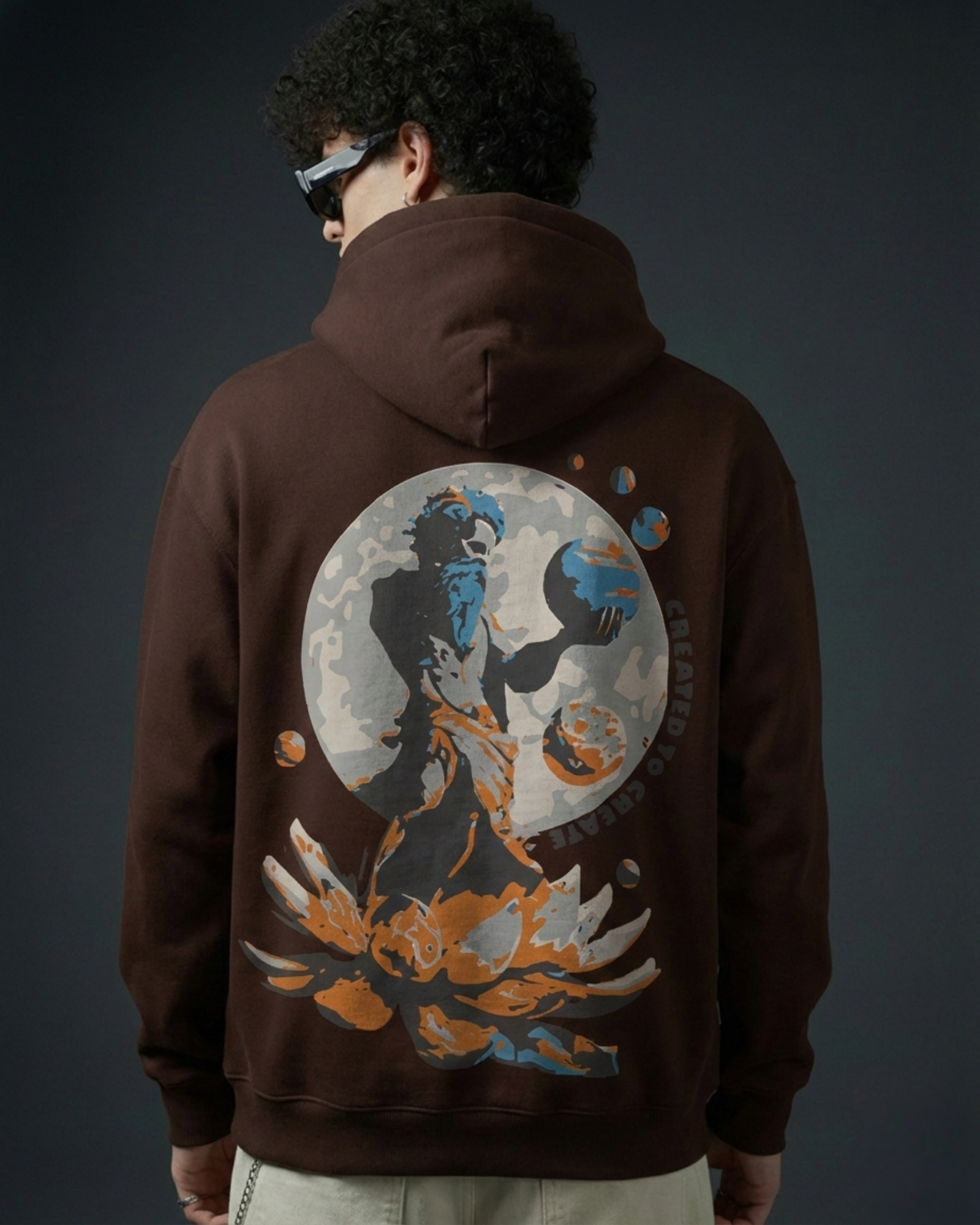 Creator Oversized Hoodie - Brown - Modaest