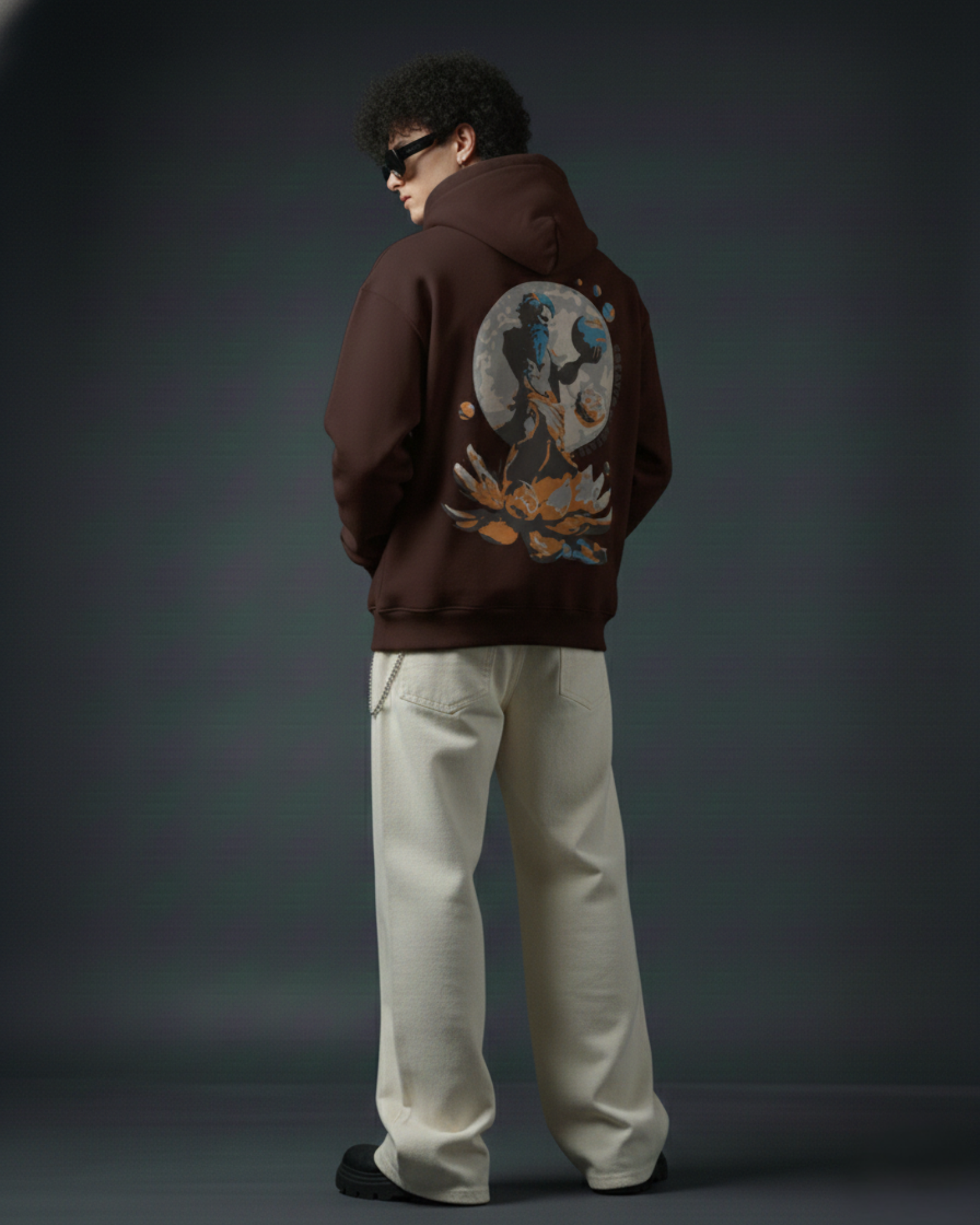 Creator Oversized Hoodie - Brown - Modaest