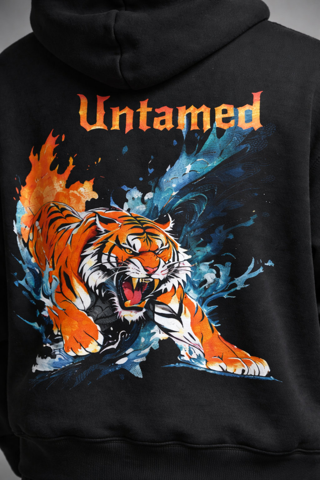 Untamed Oversized Hoodie - Black