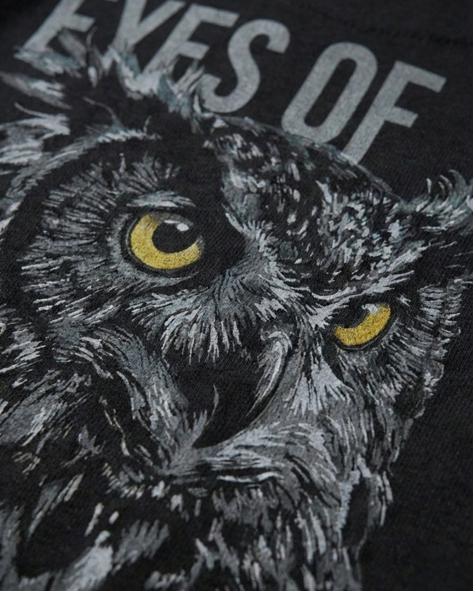 Eye of the Unknow Oversized Hoodie - Black - Modaest