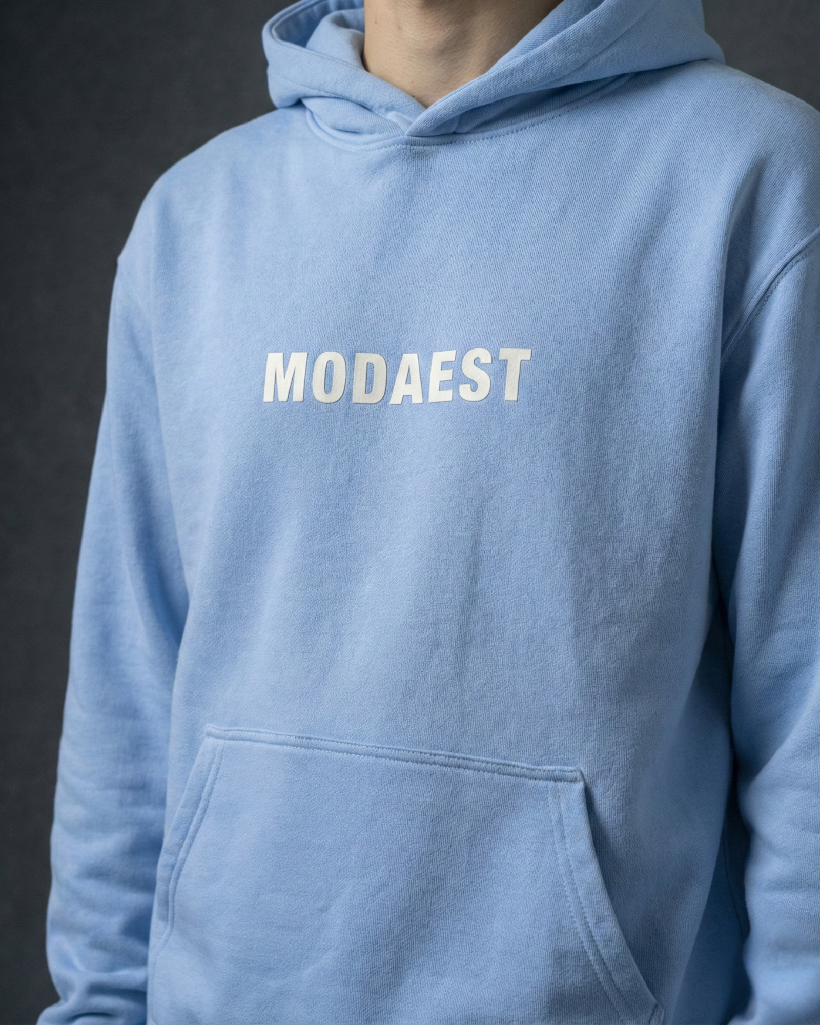 Essential Oversized Hoodie - Blue - Modaest