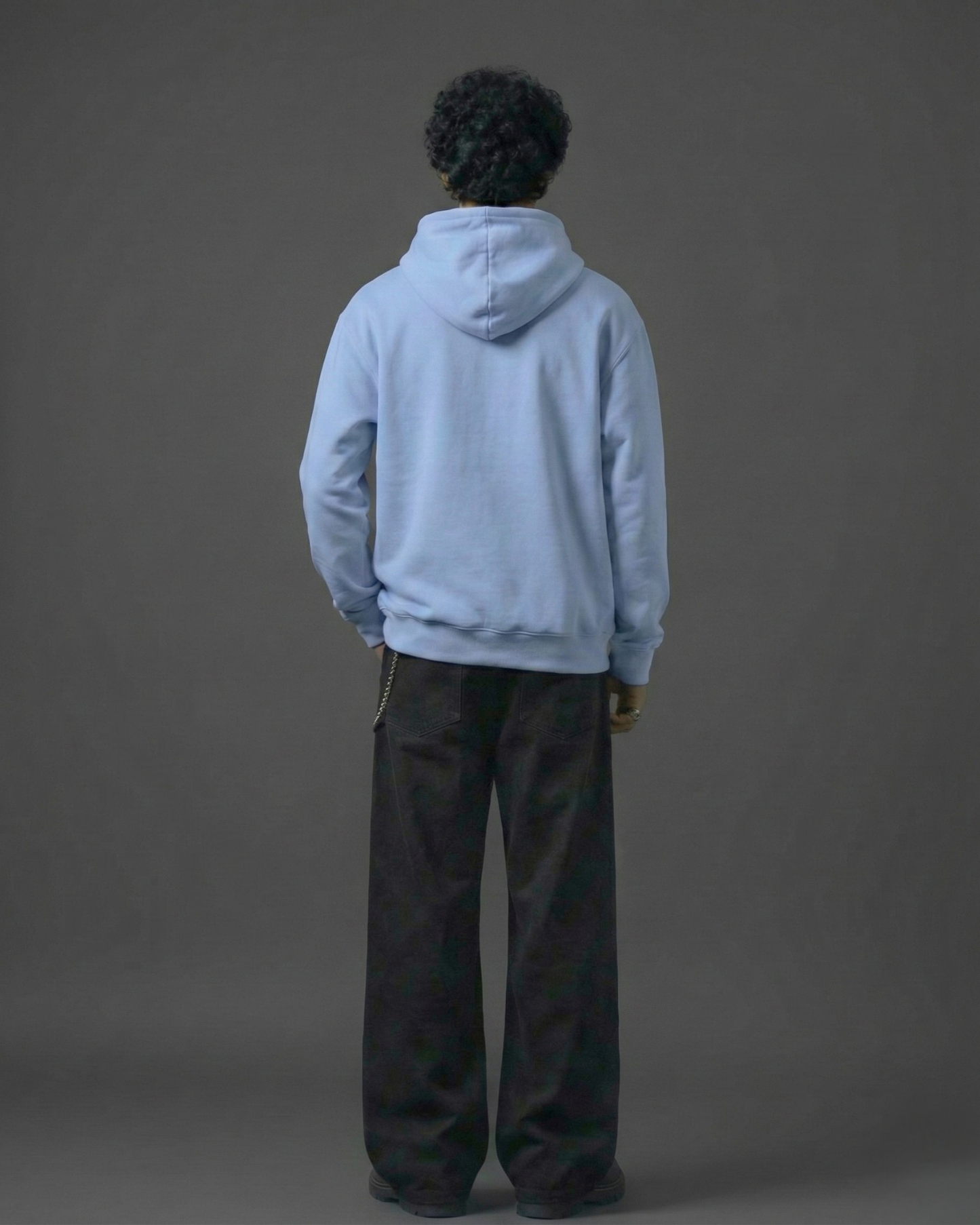 Essential Oversized Hoodie - Blue - Modaest