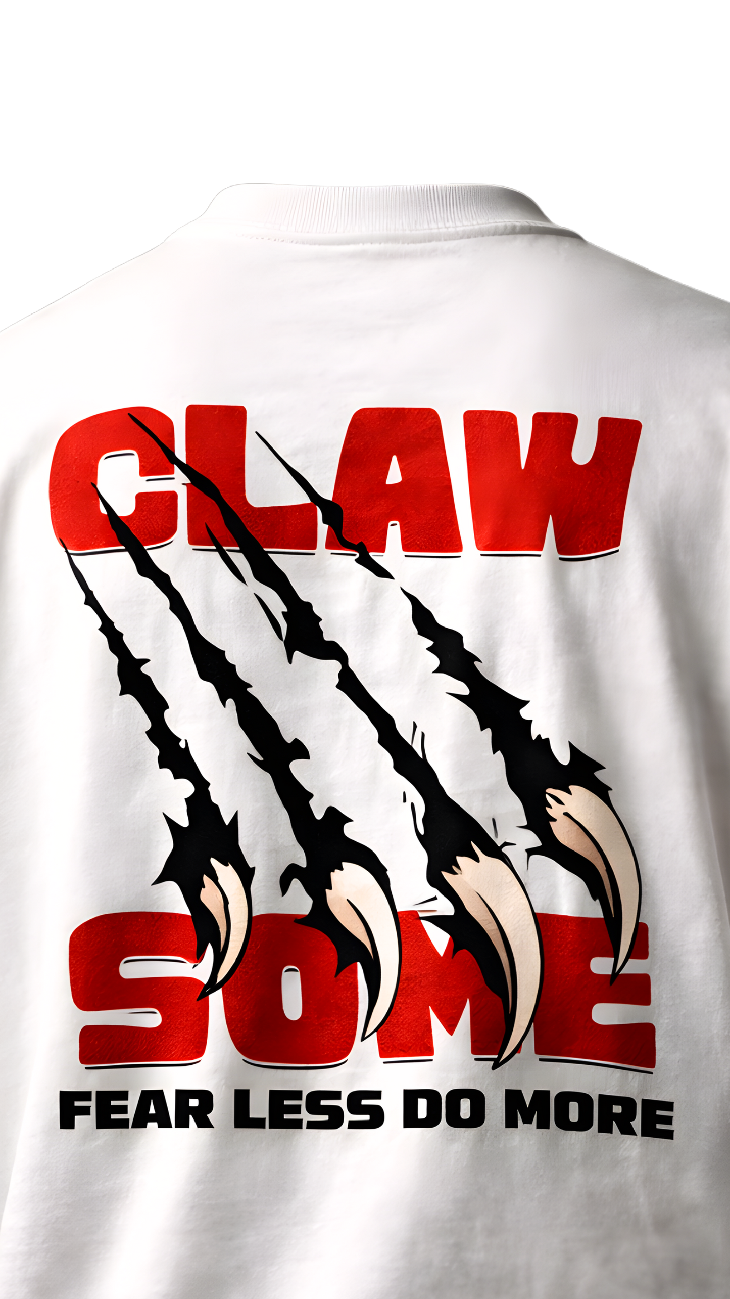 Clawsome Oversized Tshirt - White