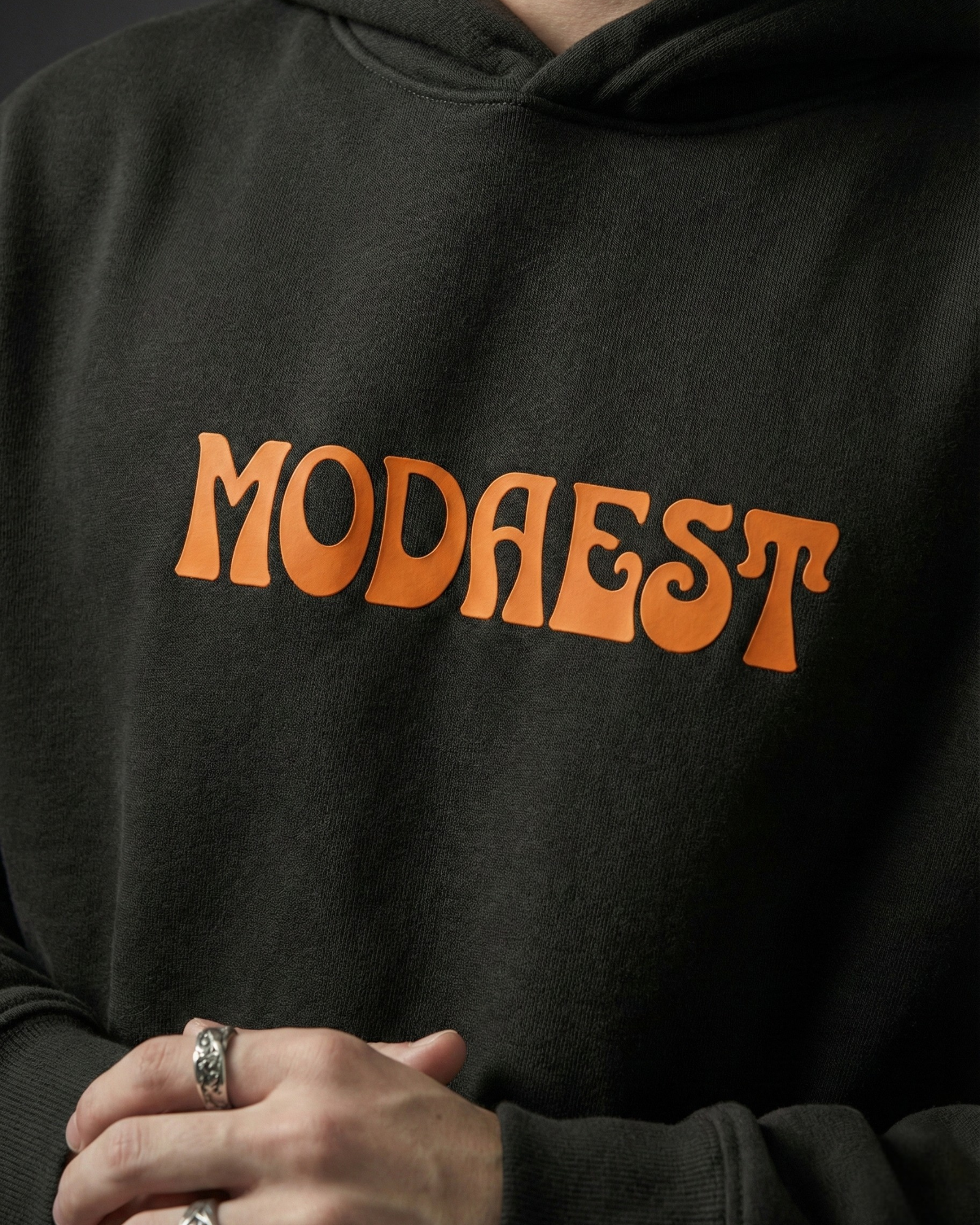 Untamed Unisex Oversized Hoodie - Black - Modaest