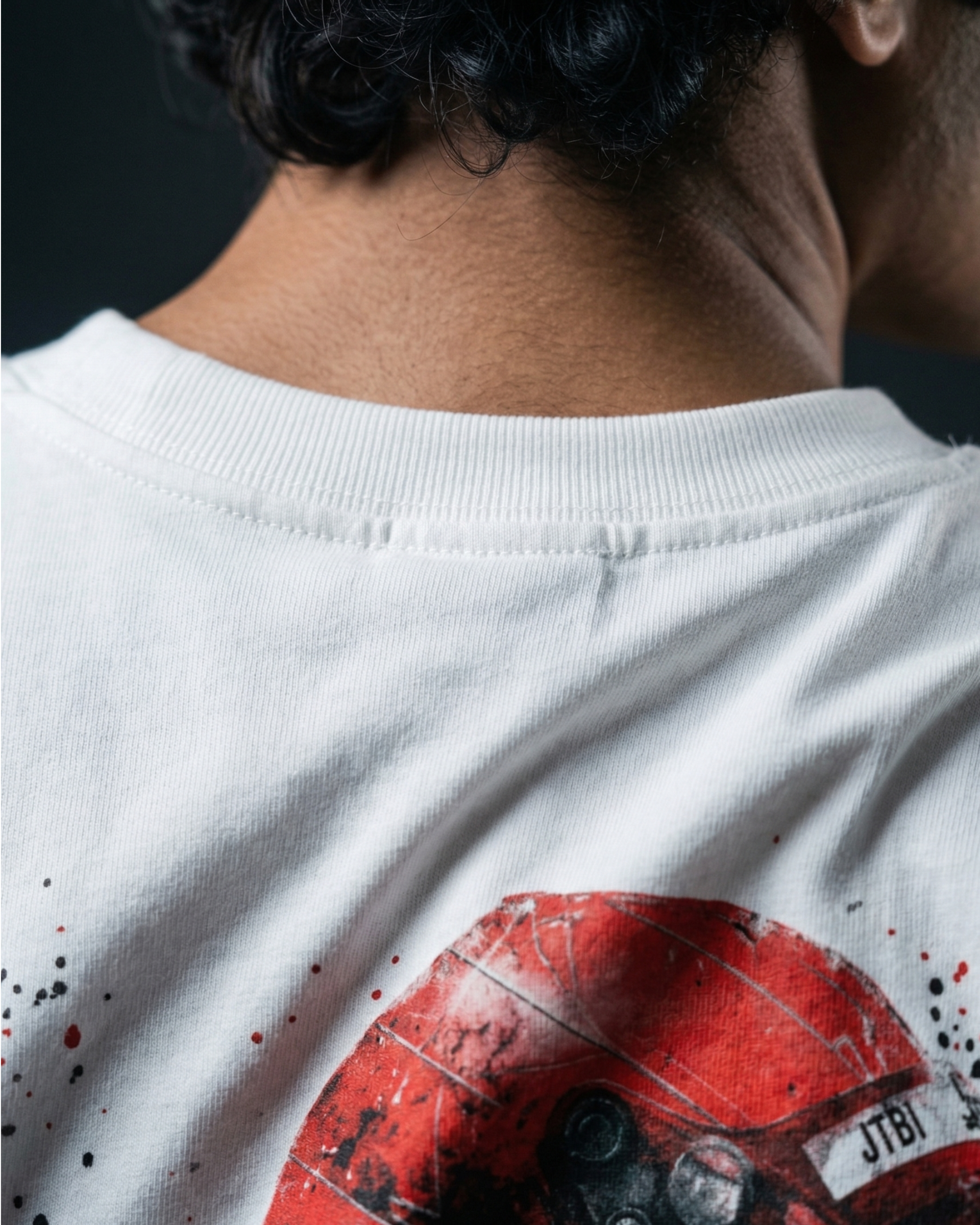 Oversized Focus Mode T-shirt by Modaest with a minimalist untitled design, relaxed fit, and casual streetwear style.
