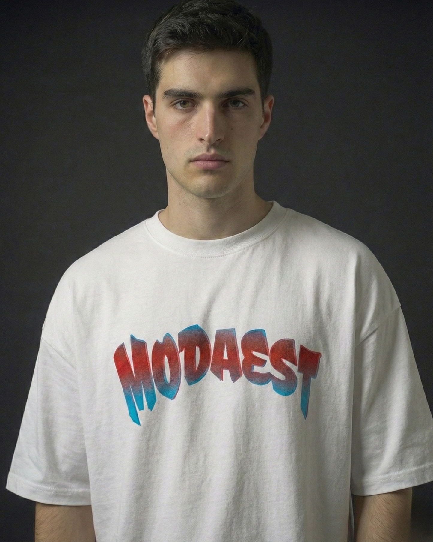 Unholy Kiss Oversized Tshirt - White