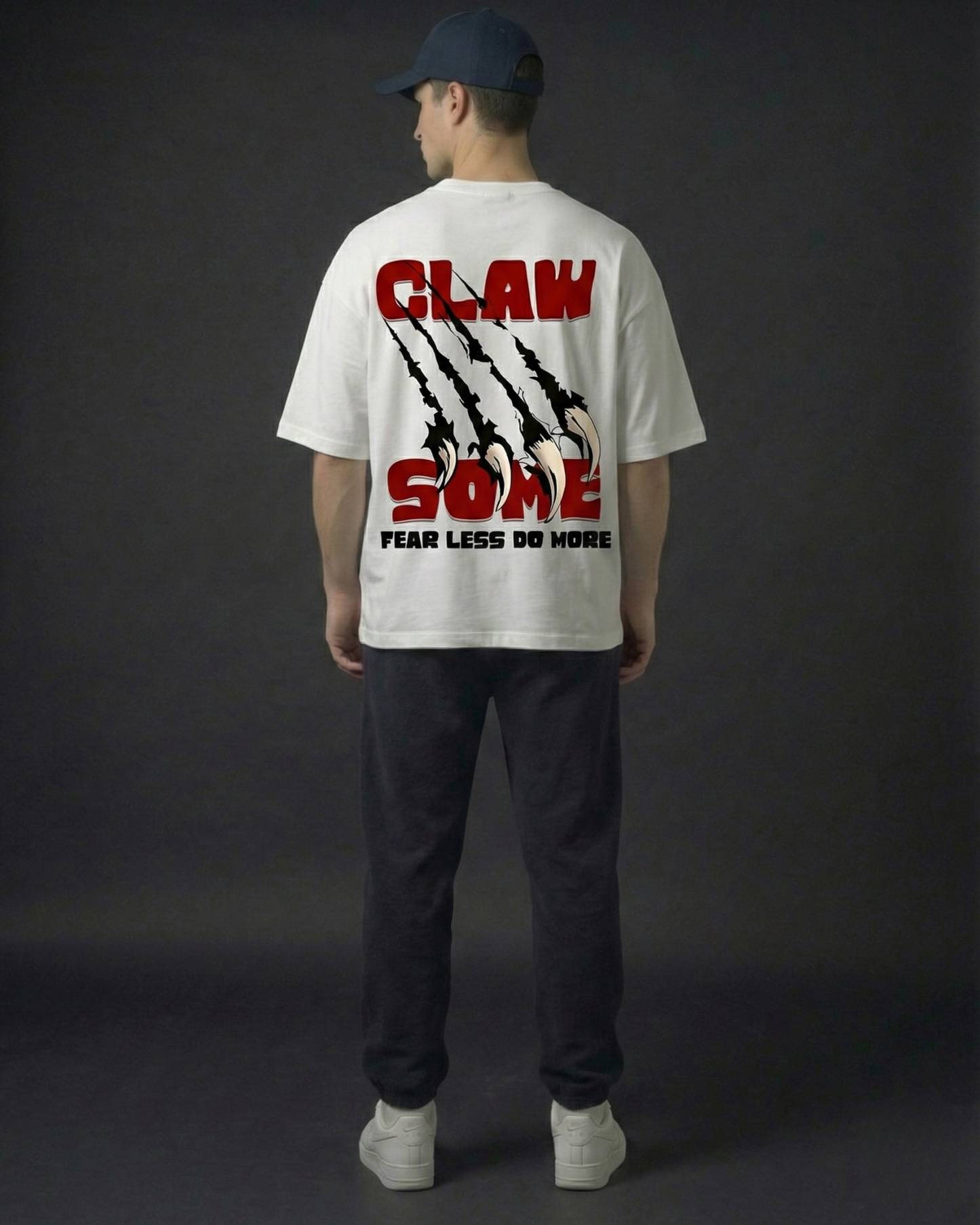 Clawsome Oversized Tshirt - White
