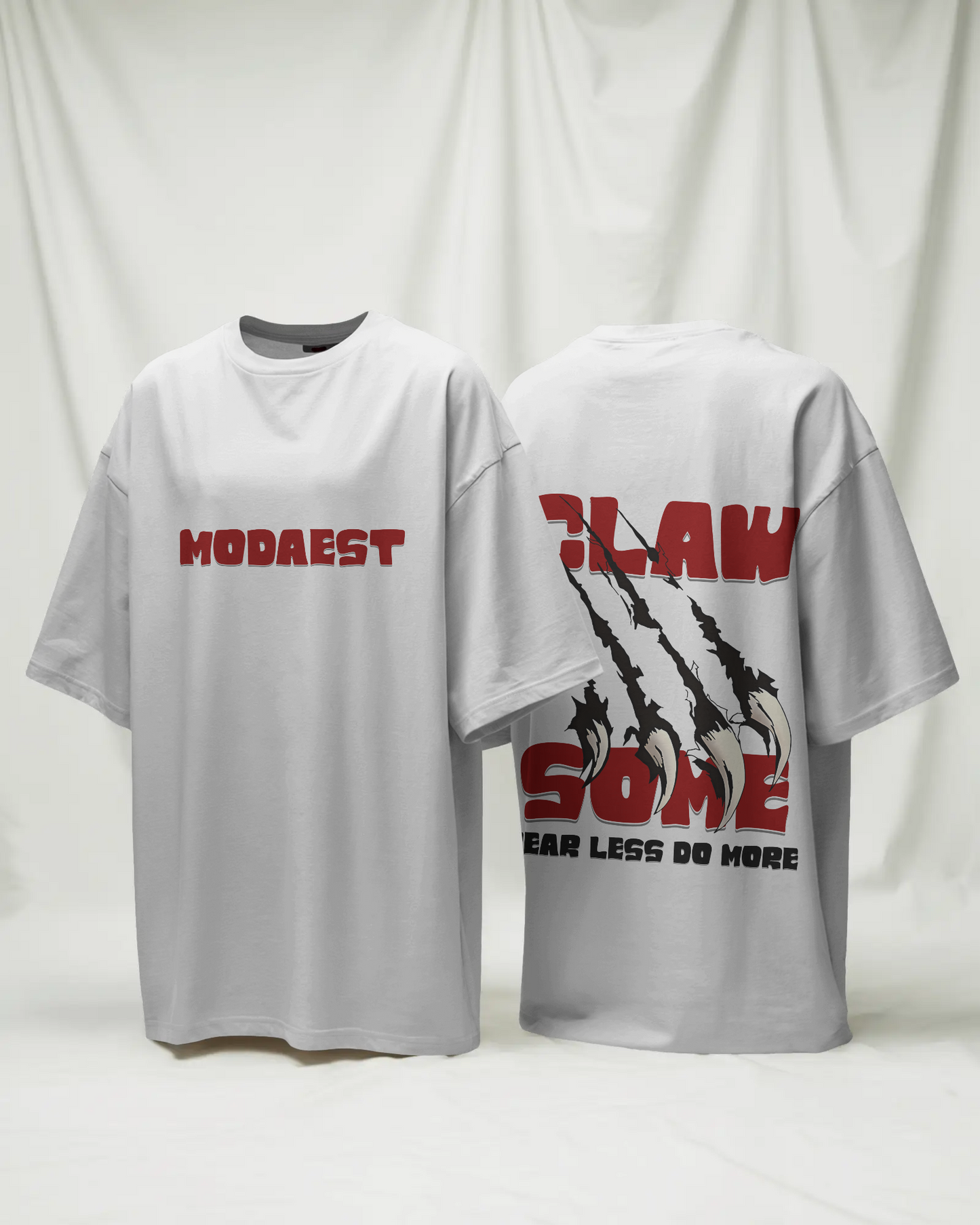 Clawsome Oversized Tshirt - White